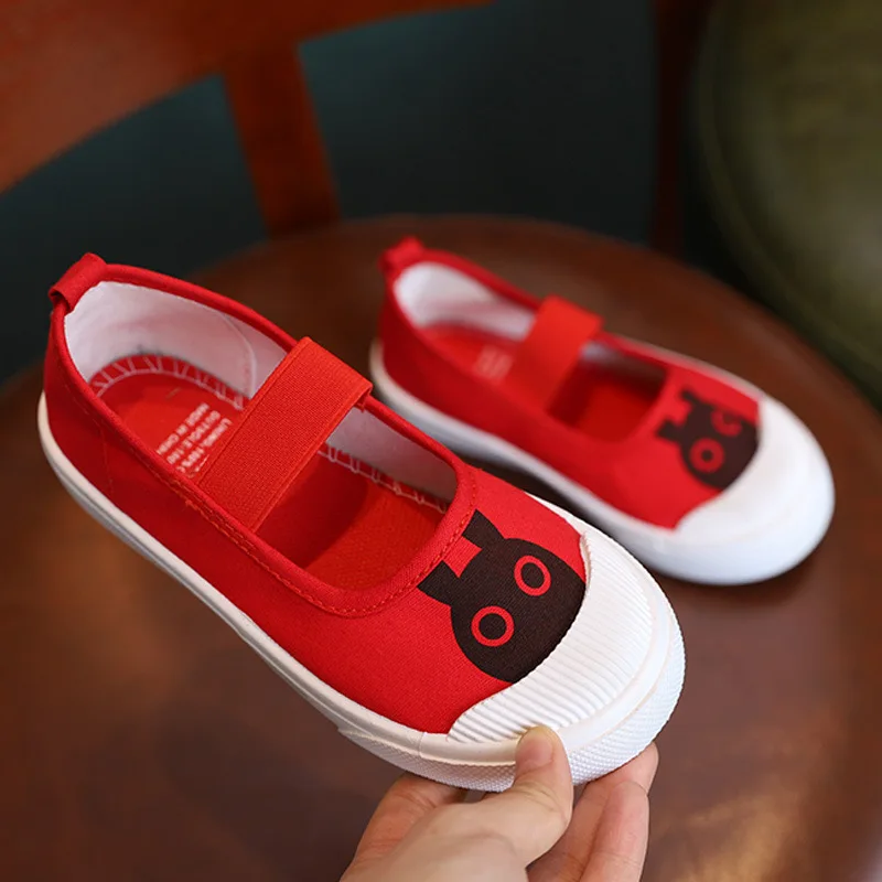 

Spring New Korean Version of The Tide Children's Canvas Shoes Boys and Girls Soft Bottom Non-slip Casual Kids Shoes CS87