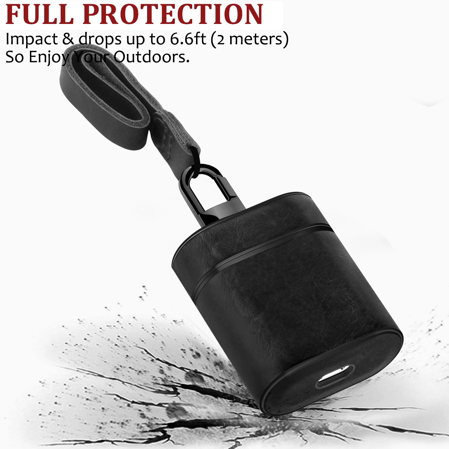 ForAirpodsProtectiveCaseWirelessBluetoothHeadsetBoxChargingBagLeatherCoverShell | Электроника