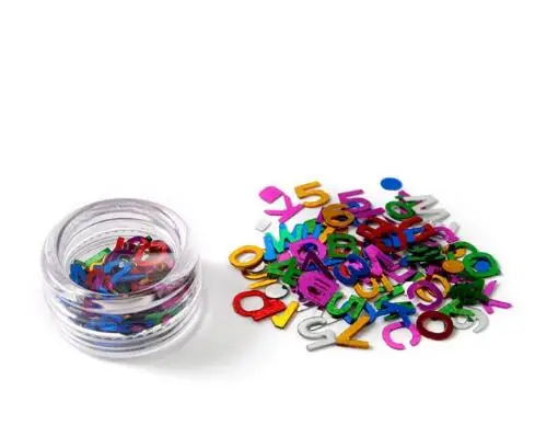 120 шт лазерные блестки для ногтей 3D Смешанные Буквы 26 дизайнов голографические