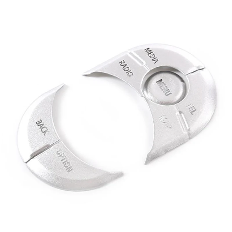 Автомобильная алюминиевая консоль мультимедийная кнопка рамка наклейка для MINI