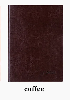 coffee A6 A5 B5 Bullet Journal записная книжка в сетку, в горошек, пустая, планировщик для путешествий, бизнес-книга, управление временем, школьные принадлежности, канцелярские принадлежности - Цвет: coffee