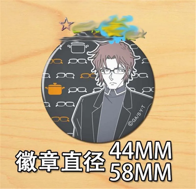 Брошь значок косплея из аниме Детектив Конан брошь коллекционные булавки рюкзак