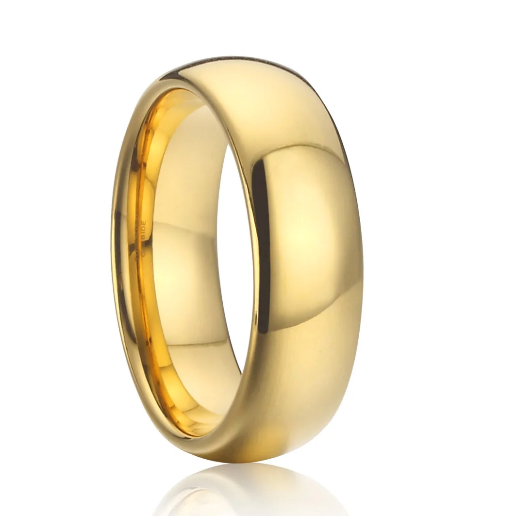 

Name Custom AU585 Real 14k gold couple wedding rings for men and women Classic Lover's Alliance marriage finger ring