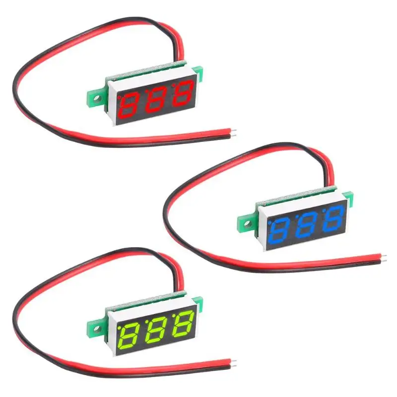 0 28 дюймов маленький цифровой датчик прямого напряжения головка с светодиодный