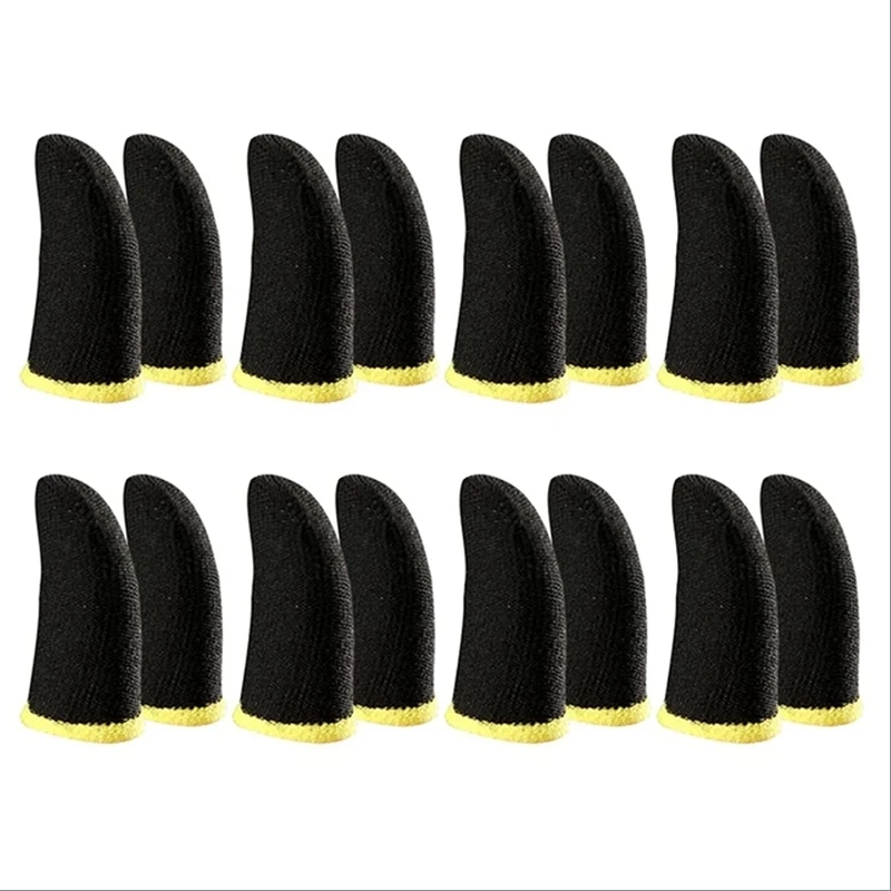 

Game Finger Sleeve Thin Breathable Anti-Sweat Anti-Slip Finger Thumb Sleeve Gaming Finger Cots Gloves for Aim Keys