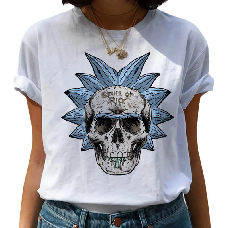 Рик и Морти Забавные футболки для женщин гранж Харадзюку 90s Ullzang футболка