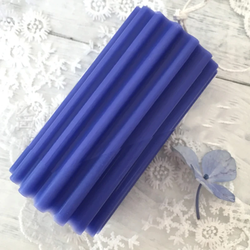 DIY Ремесло свеча форма круглая грубая зубная полоса пластиковая делая плесень