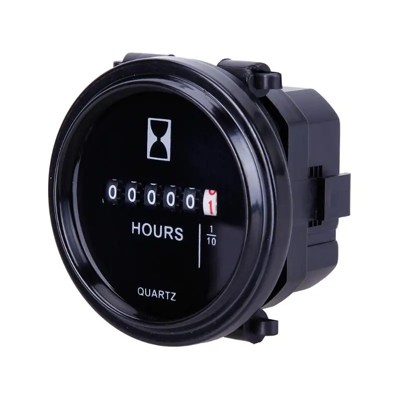 DC 12 V/24/36V цифровой счетчик моточасов кварцевые таймер для МОРСКОЙ лодочный мотор 2
