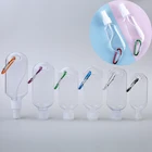 50 шт. 30 мл 50 мл 60 мл дорожные Пластик С Откидывающейся Крышкой и зеркальной поверхностью Кепки брелок герметичные бутылки пустые Squeeze многоразовый контейнер для жидкого геля