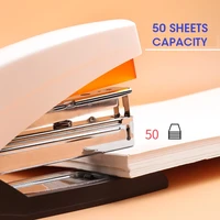 mg 255070 sheets effortless heavy duty stapler paper book binding stapling machine standard school office supplies stationery