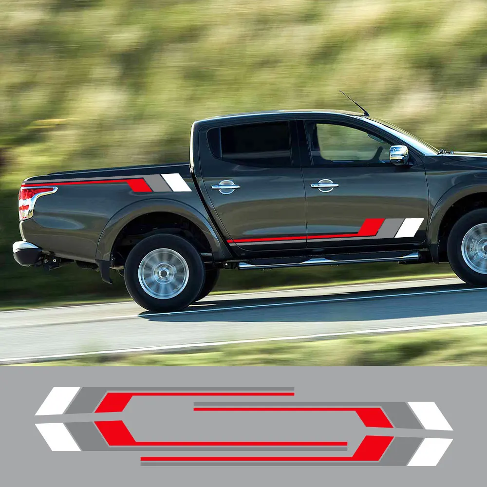 Наклейка для пикапа Toyota Hilux Tacoma Isuzu Dmax Dodge RAM 1500 Maxus T60 GWM Cannon универсальная наклейка