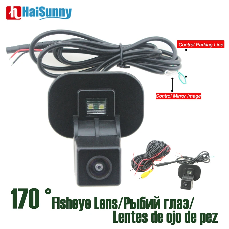 Автомобильная парковочная камера рыбий глаз задняя 4 pin 170 градусов угол обзора NTSC
