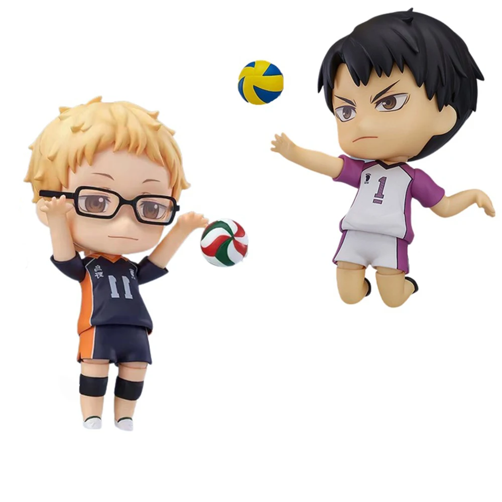 

Haikyuu PVC Action Figure Toy Ushijima Wakatoshi #789 Kei Tsukishima #616 Anime Haikyuu Nekoma Cute Model Doll Figurine Gifts