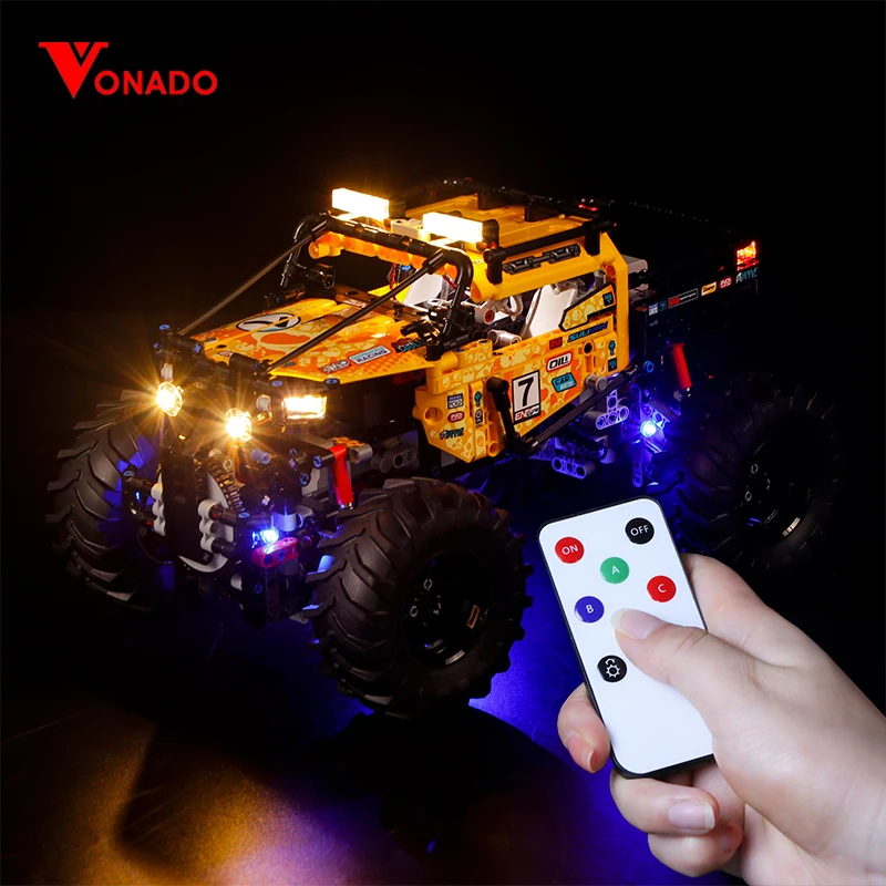 

LED Light Set lighting technology series compatible for 42093 remote four wheeled off road vehicle LED light group