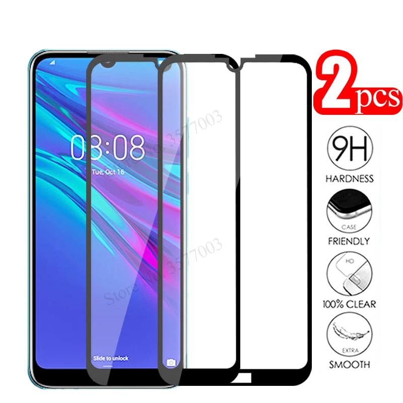 2 шт. Защитное стекло для huawei y6 2019 закаленное huawey pro prime защита экрана y 6 y62019 y6pro