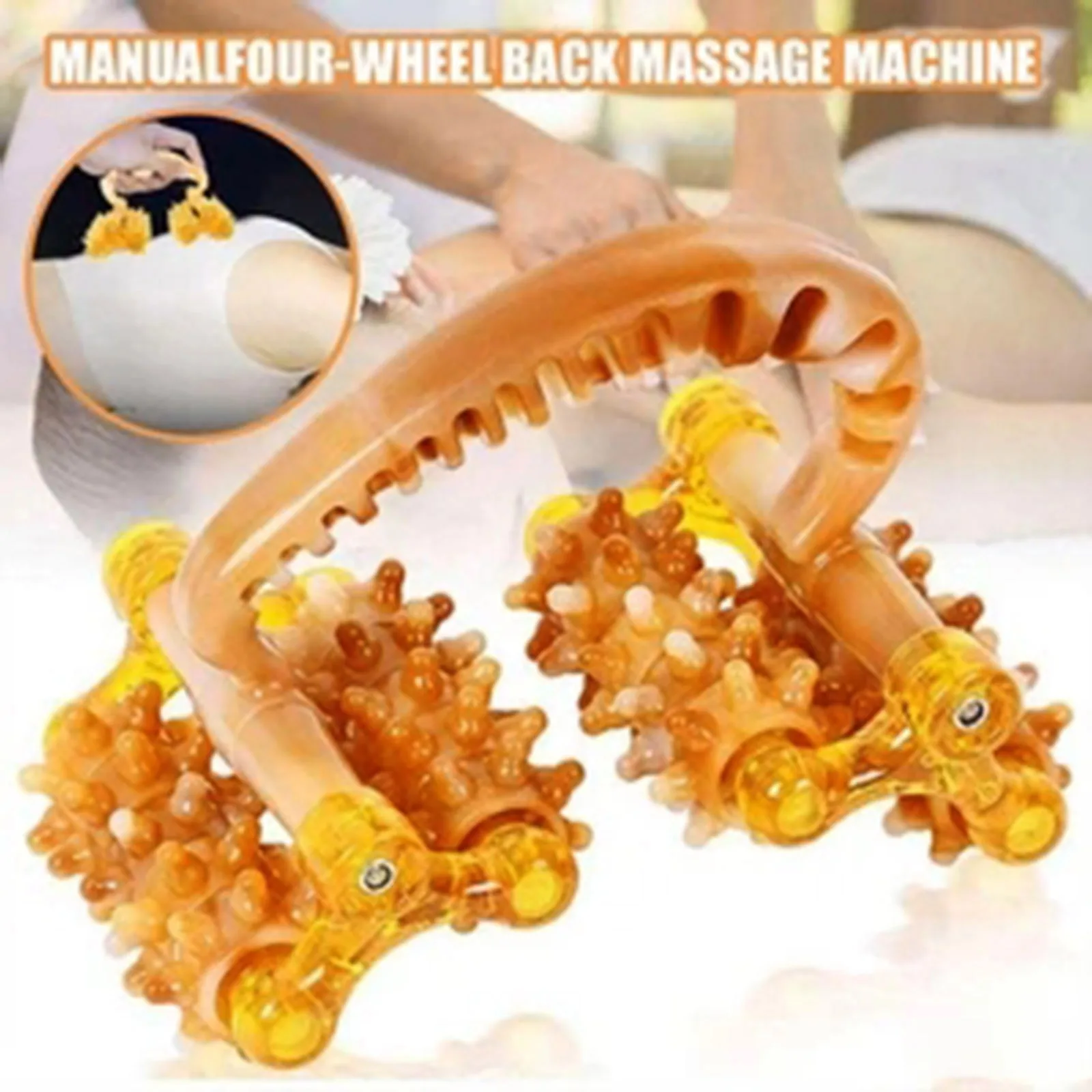 

Good Healthy Lunar Rover Massage Wheel Multifunctional 180Degree Reverse Roller Massage for Leg Arm Body