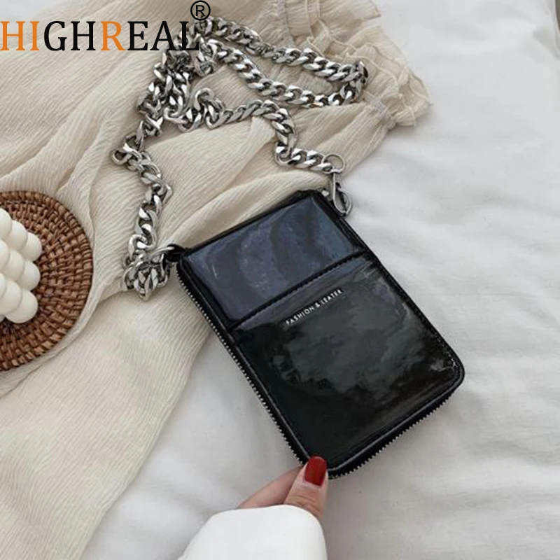 

Сумка женская из искусственной кожи, с цепочкой, летняя, элегантная