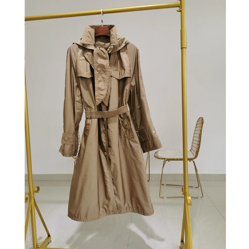 Женское пальто с длинным для женщин повседневная верхняя одежда из