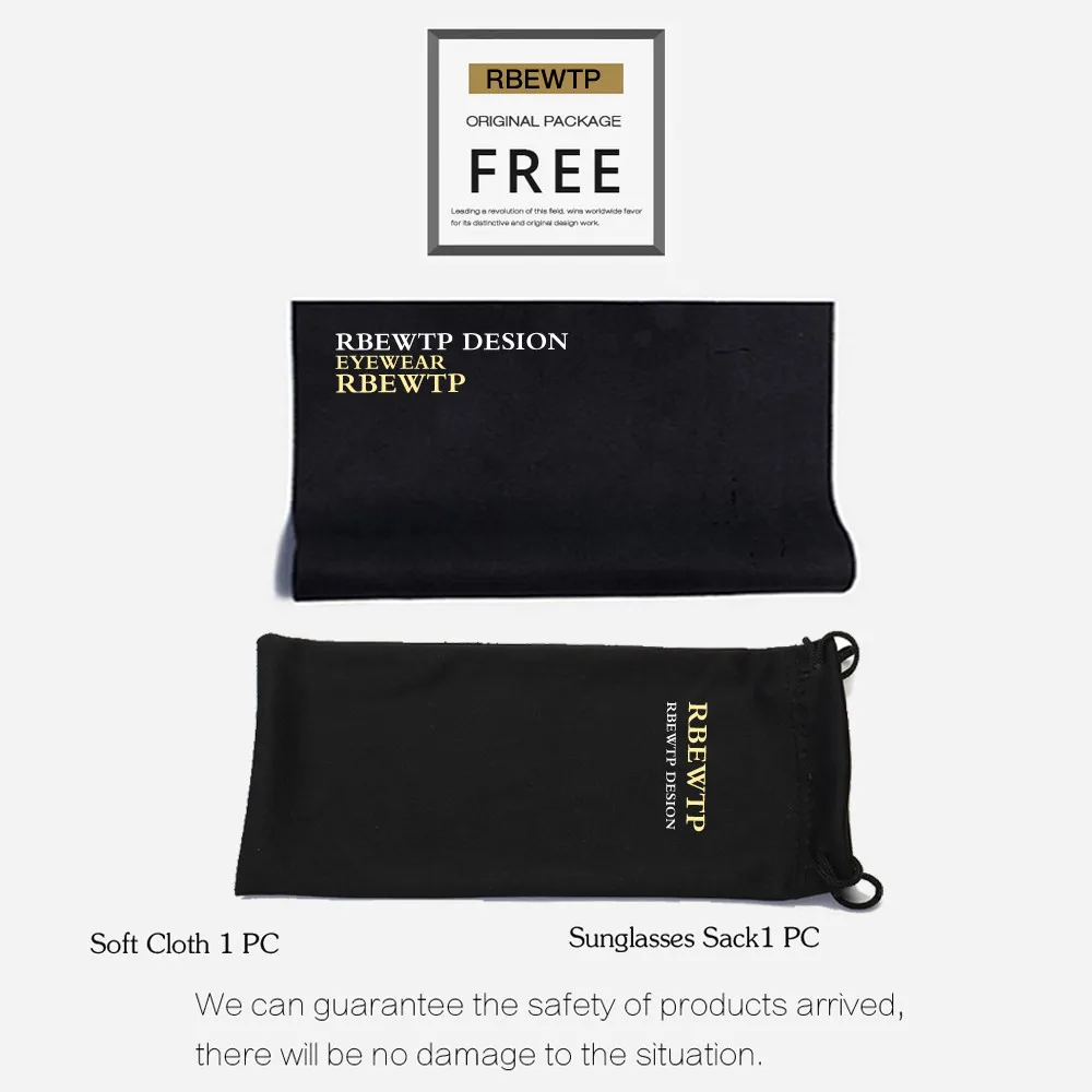 RBEWTP брендовые круглые поляризованные мужские солнцезащитные очки фирменный