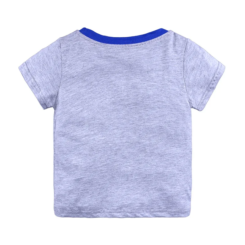 Модные детские футболки для мальчиков летняя футболка с коротким рукавом топы