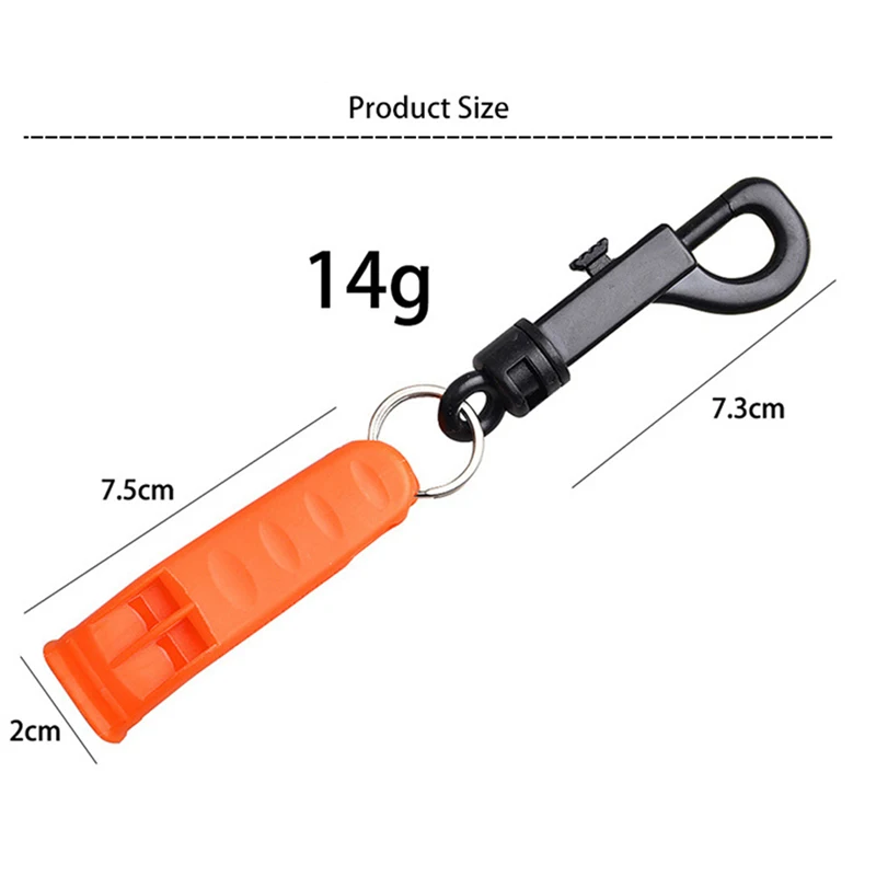 

Safety Whistle with Clip for Boating Camping Hiking Hunting Scuba Diving Outdoor Emergency Survival Rescue Signaling