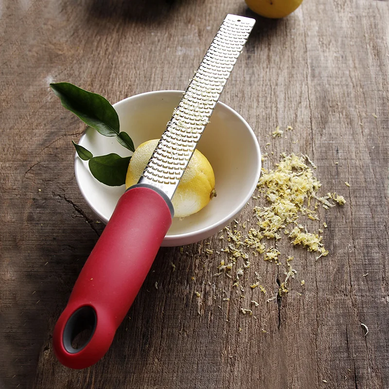 

Citrus Lemon Zester & Cheese Grater-Parmesan Cheese, Lemon, Ginger, Garlic, Nutmeg, Chocolate, Vegetables, Fruits, Kitchen Tools
