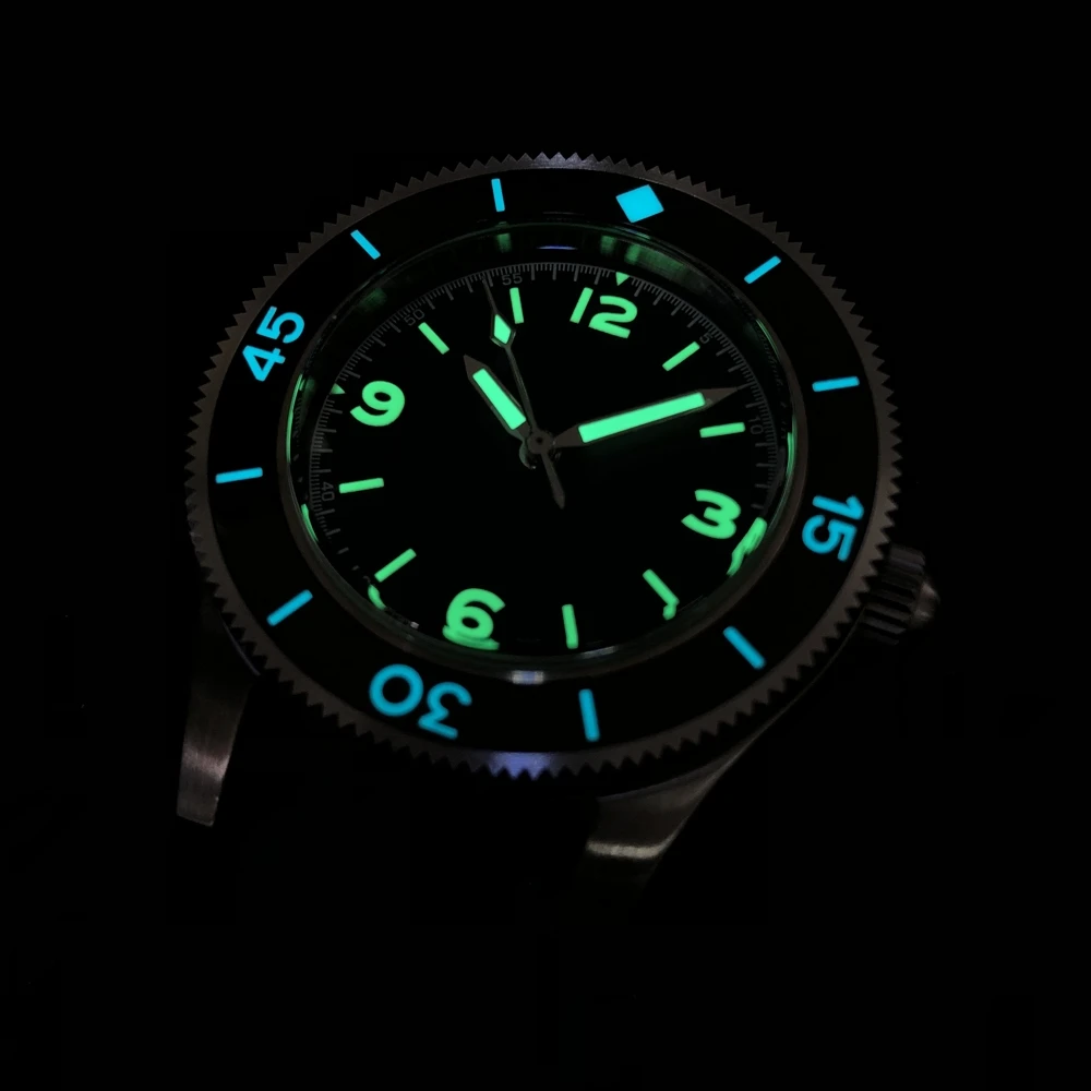 Сталь погружения 300 м подводные часы Для мужчин Япония NH35 автоматические