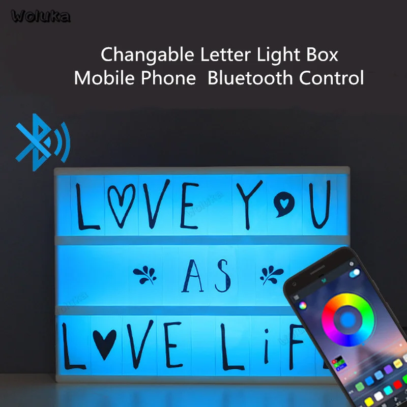 Bluetooth модуль управления освещением буквы лампы карты светодиодные RGB Комбинация