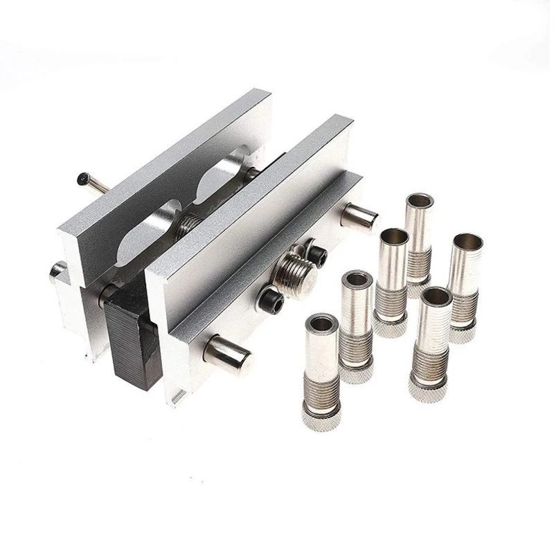 

Self Centering Dowelling Jig Kit 6/8/10m Wood Dowel Hole Drilling Guide Woodworking Tool Punch Positioner Home