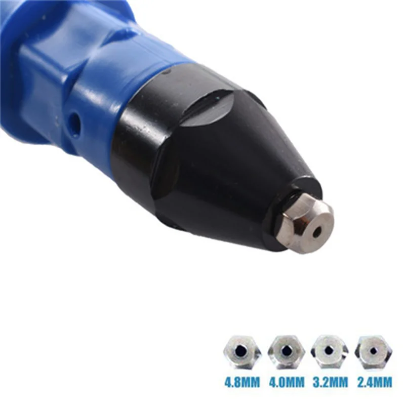 2 4-4 8 мм Электрический пистолет для заклепок съемник шестигранный зеркальная