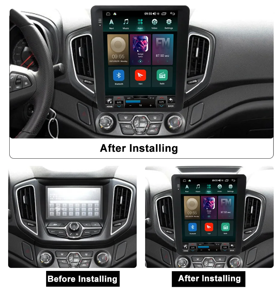 NaviFly 9 7 ''IPS 8 ядер 6G + 128G Android 11 Автомагнитола с экраном для Chery Tiggo 5 2014 - 2020