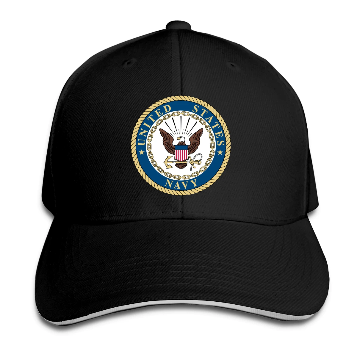 

United States Navy T men women's Fashionable breathable Hip hop caps