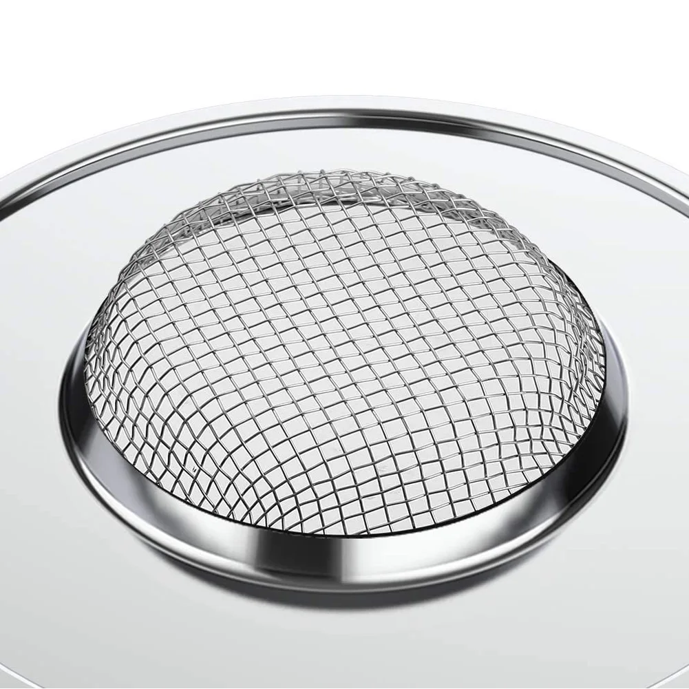 

Stainless Steel Bathtub Hair Catcher Stopper Shower Drain Outfall Hole Filter Trap Kitchen Metal Sink Strainer Floor Drain