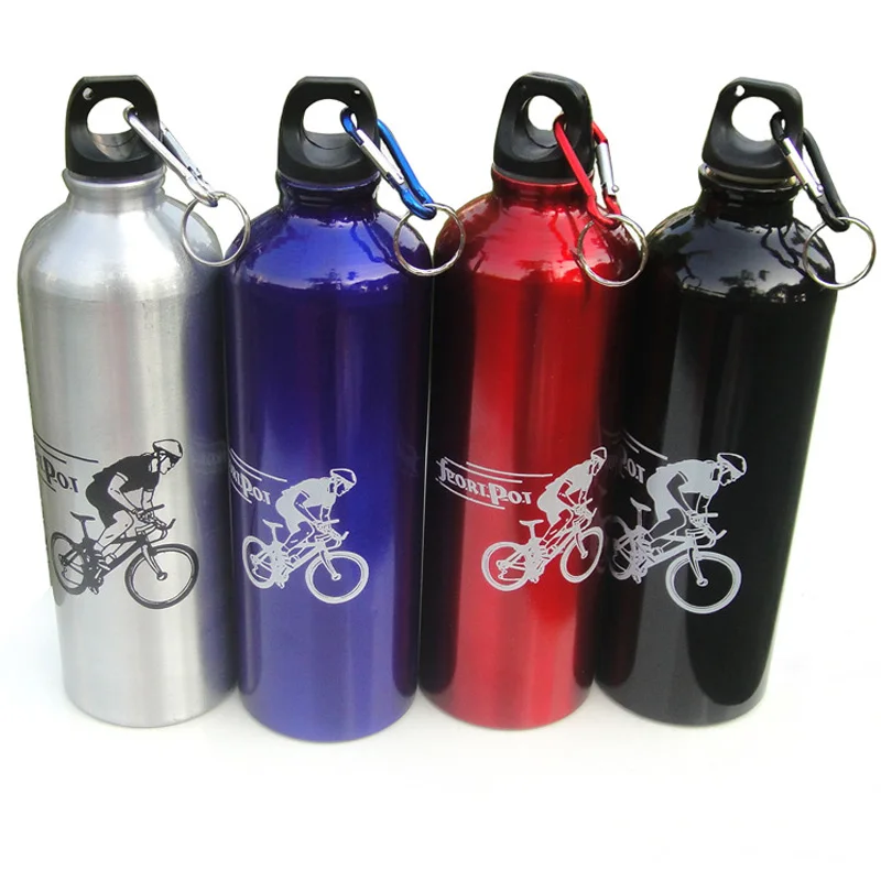 

New sports bike riding Water Bottle 400-750ml outdoor portable aluminum camping climbing Water Bottles Explosive sales 3