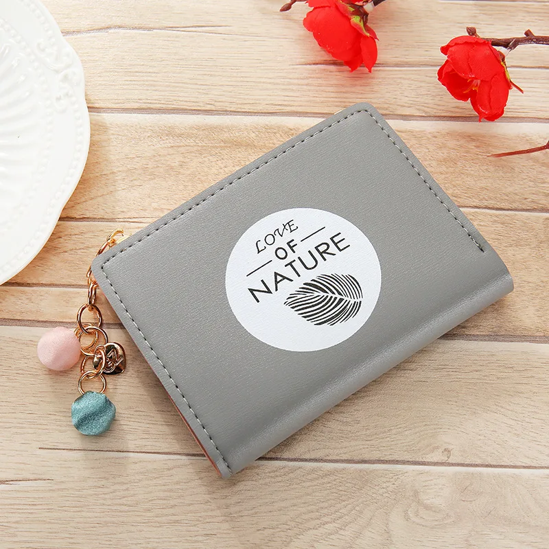 Fashion Wallet Women Lady Short Simple Style Zipper Women's Small Money Bag Female Mini Coin Purses Cartera Mujer | Багаж и сумки