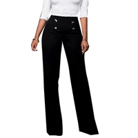 50hottrousers loose slim fit solid color women wide leg pants for casual