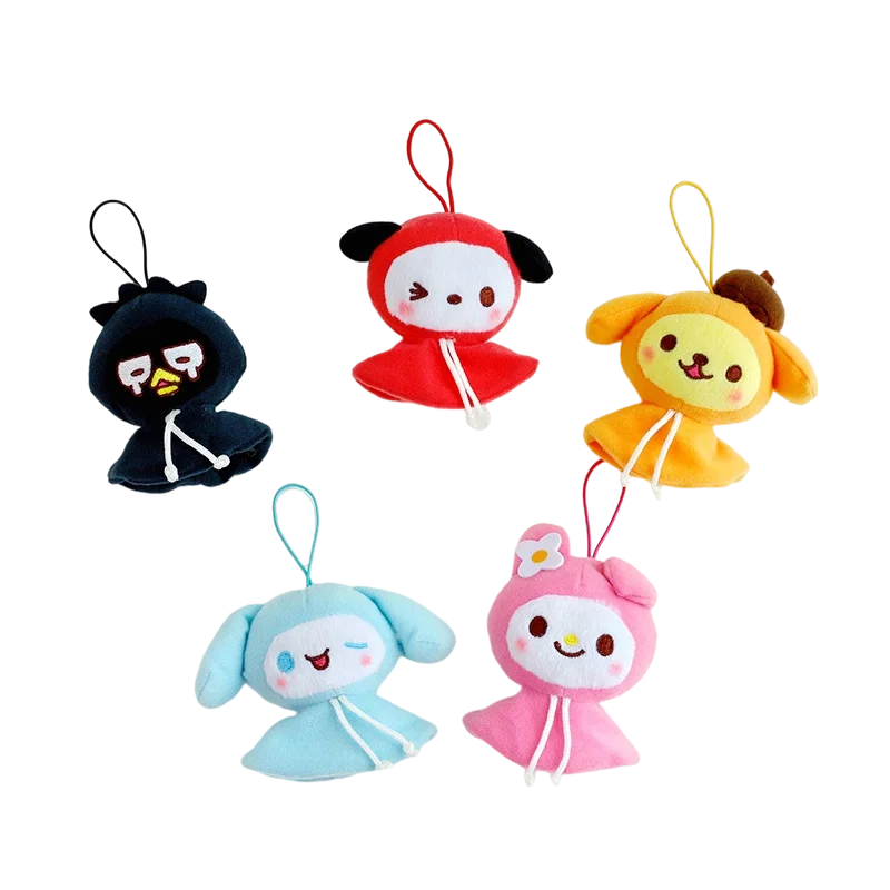 

5 стилей 10 см аниме плюшевый Kawaii My Melody Cinnamoroll Purin Dog Марка BADTZ MARU мягкий плюшевый брелок детские игрушки девочка подарок