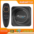 RK3566 X88 PRO 20 медиаплеер RK3566 Android 11 2,4G 5G Двойной Wi-Fi LAN 1000M BT4.2 8K H.265 HD X88Pro ТВ-приставка