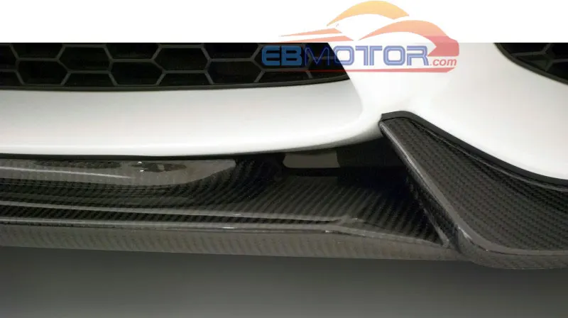 Настоящее углеродное волокно V стиль передний губ сплиттер спойлер для BMW F80 M3 F82 F83