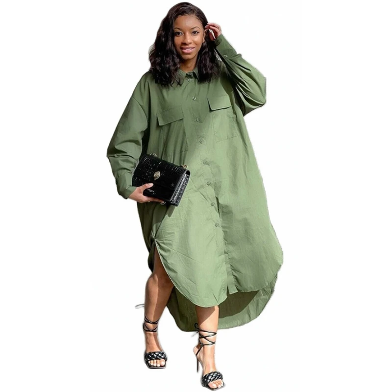 

3XL 4XL Plus Size African Office Lady Dresses For Women 2021 Africa Clothes Dress Print Dashiki Ladies Clothing Africa Dress