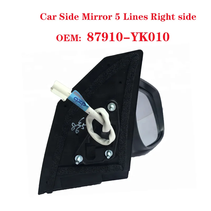 

Rearview Side Mirror electric 5 PIN with LED turn signal light For COROLLA ZRE120 Toyota 2008-2013 87910-YK010 RH 87940-YK010 LH