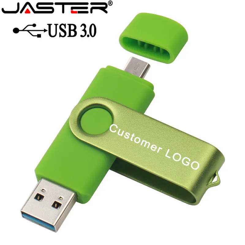 Флэш накопитель JASTER USB 3 0 для смартфона флэш OTG 4 ГБ 8 16 32 64 диск Micro оптовая