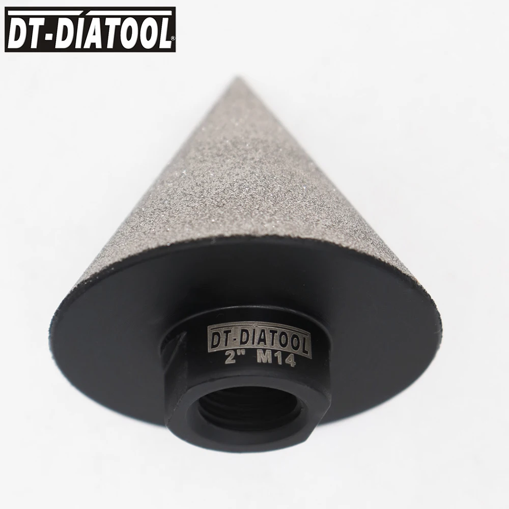 DT-DIATOOL 2 шт. диаметр 50/82 мм Вакуумные Паяные алмазные фрезы для фаски наконечники