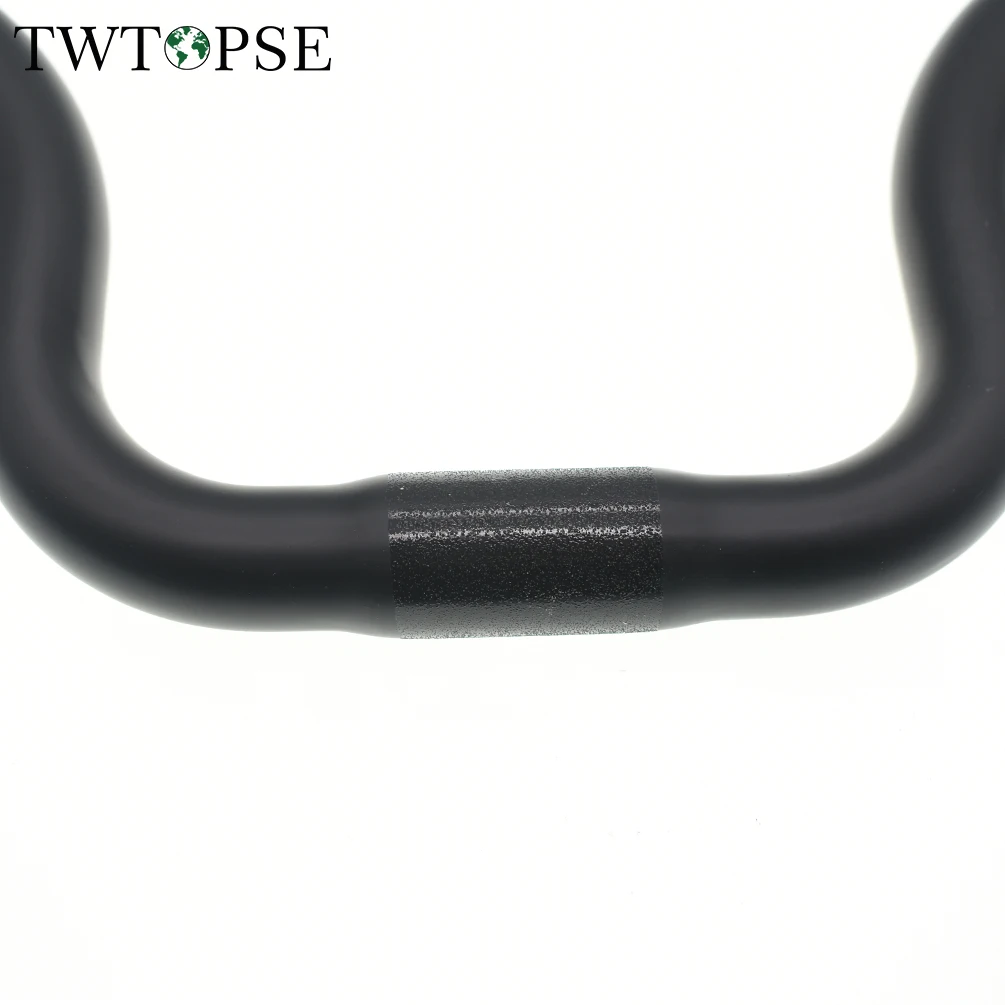 

TWTOPSE Litepro Bike Carbon M Handlebar For Brompton Folding Bike Bicycle 3SIXTY PIKES 412 P8 Handle Bar 25.4*540mm Rise 120mm