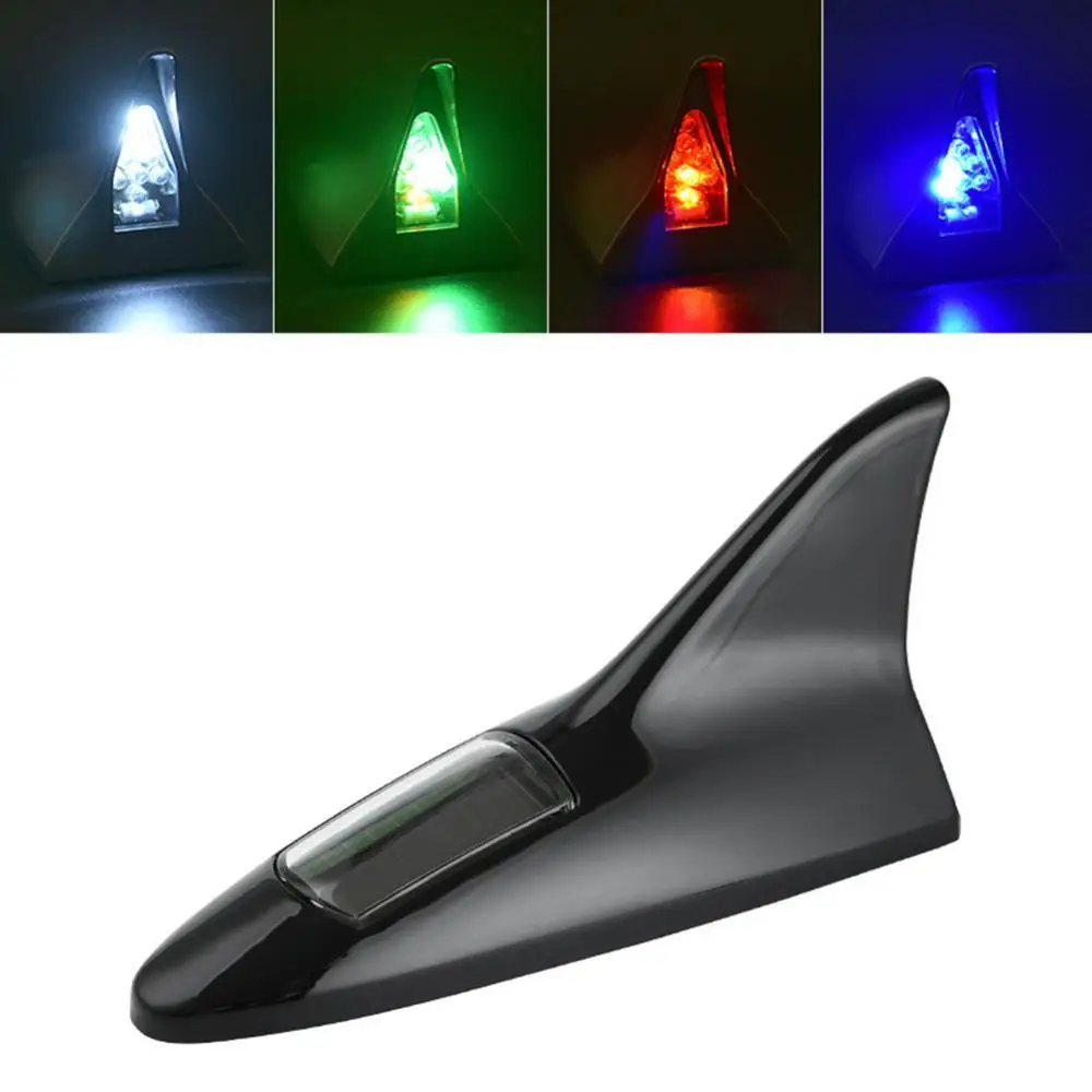 

50% Hot Sales Shark Fin Solar Energy Powered Car Flash Strobe Light Emergency Warning Lamp