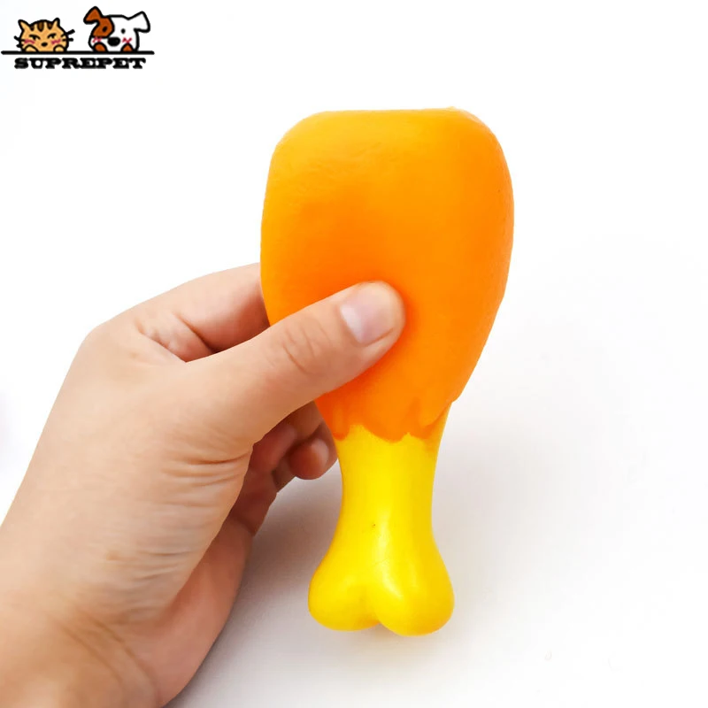 Игрушки для маленьких собак SUPREPET милая куриная нога игрушки щенков резиновые