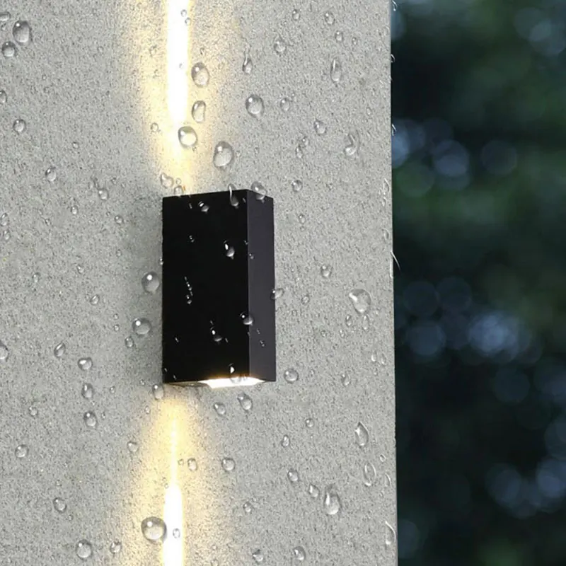 

Modern Aluminum COB outdoor light 6W outdoor lighting Outdoor Waterproof IP65 wall lights porch light Up and Down Wall Lamp