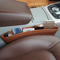 car seat gap organizer storage pocket car seat crevice storage box helps reduce distracted driving holds phone money keys