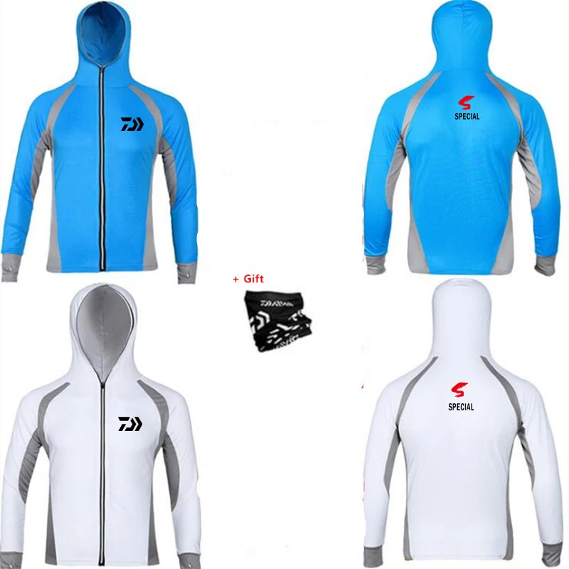 Новая мужская рыболовная куртка Daiwa пальто с капюшоном для мужчин УФ-защитой UPF 50