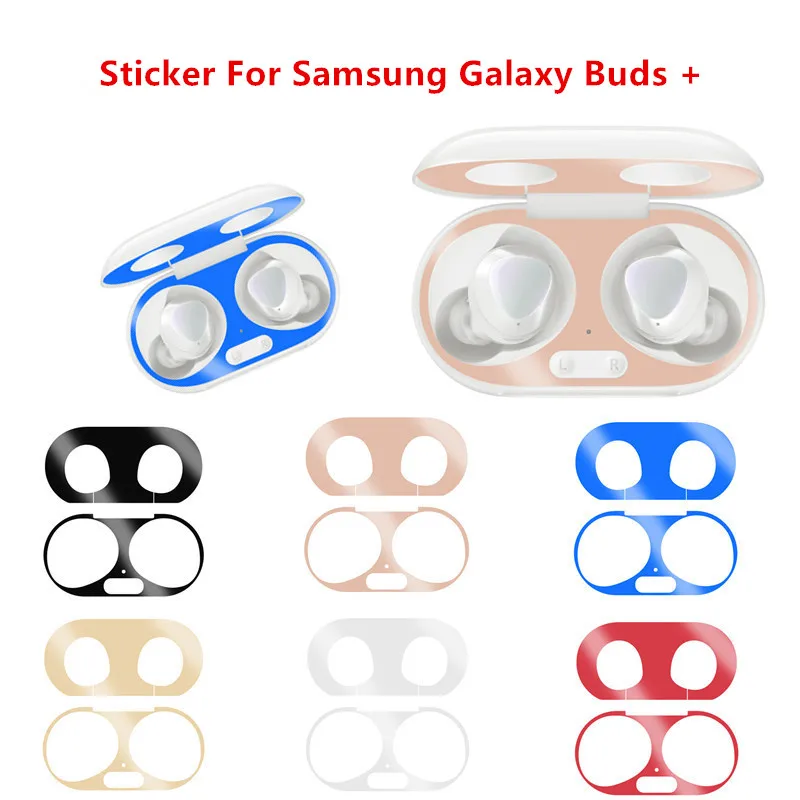 Защитная Наклейка из фольги для Samsung Galaxy Buds Plus металлический материал бутонов +